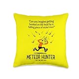 Meteor Survivor March 17 2026 Cleveland Ohio Fireball Tee Throw Pillow