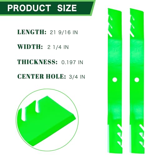 TENGMUJX 42 Inch Toothed Mower Blades Fits Toro Timecutter SS4200 SS4235 SS4215 SS4225 Lawn Mower Replaces OEM Toro 110-6568-03 110-1857-03 106-8744-03 106-2247-03 2 Pack by TENGMUJX - Used condition - Image 2