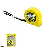 Clip para cinturón. WOLFPACK LINEA PROFESIONAL 2300514 Flexometro Sin Freno 3 Metros/Ancho Cinta 16 mm, Multicolor, único