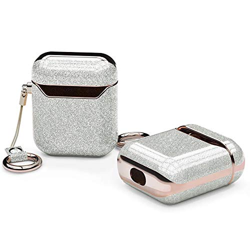 IQIYI - Funda para AirPods Airpod, carcasa de metal, protección completa, accesorios, a prueba de polvo, a prueba de arañazos, resistente a los arañazos