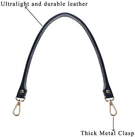 BEAULEGAN Handbag Leather Handles Replacement 2 Pcs, 60cm Long