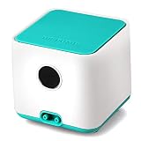 H&RB 6W / 10W Twin Outlet Luftpumpe, Startseite Aquarium Sauerstoffpumpe Mit Getrennt Einstellbaren Touch-Buttons,YT008