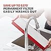 Honeywell Air Genius 5 Air Purifier for Large Rooms up to 1200 Ft², Permanent Washable Filters, Reduces Dust, Pollen, Pet Dander, Odors, Smoke, Black, HFD320 #4