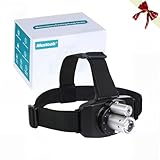 JHYLJSH Linterna frontal láser LED recargable para pruebas de control sensoriomotor, faros láser ligeros que mejoran la terapia física con diadema de ángulos ajustables y potentes luces LED