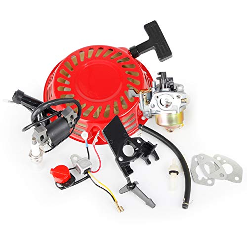 Carburetor with Recoil Starter Ignition Coil for Honda GX140 GX 160 GX168 GX200 5HP 5.5HP 6.5HP Engine