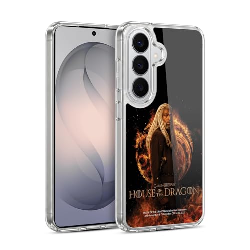 Head Case Designs sous Licence Officielle House of The Dragon: Television Series Corlys Art Clé Coque en Gel [Protection de Qualité Militaire] Compatible...