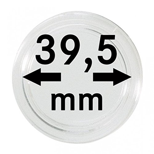 Münzkapseln 39,5 mm cápsulas para monedas de colección Lindner 2251395 pack 100