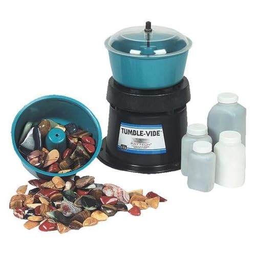 Raytech Rock Polishing Kit 8” Dia. Bowl Blue