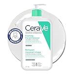 CeraVe Foaming Face Wash, Gentle Face Cleanser for Men & Women with Hyaluronic Acid, Niacinamide, Ceramides. Makeup Remover for oily skin, Fragrance-Free, Non-Comedogenic, Sensitive Skin, 473ML