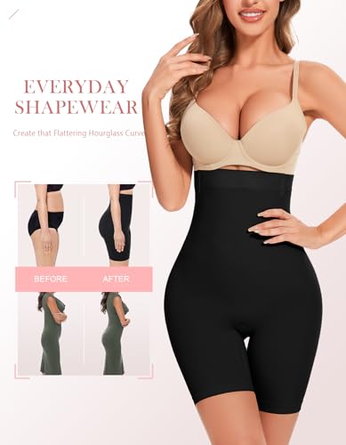 Shapewear Tummy Control Shorts - High Waisted Body Shaper Underwear Compression Thigh Slimmer Butt Lifting Pantis2