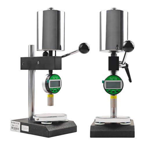 Image of Shore Durometer D Digital Shore Hardness Tester Meter with Stand Shore D Durometer Rubber Tester for Testing Plastics Various Rubbers