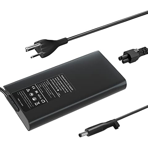 130W Laptop Charger AC Adapte for Dell XPS 15 7590 7050 9530 9550 9560 9570 7347 7348 7459;Dell XPS 13 7347 7348 Precision M3800 M2800 5510 5520 5530 5540 HA130PM130 06TTY6 Power Supply Cord Cover