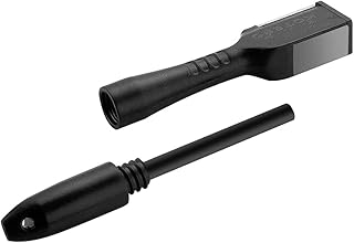 Kebtek 3 w 1 kieszonkowa ostrzałka do ostrzenia i narzędzie do usuwania zadziorów i krzesiwo profesjonalna ostrzałka do cięcia nożyc, nożyc żywopłotowych i nożyczek