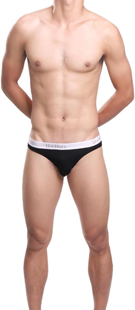 Men's Cotton Anti-Friction Sweat Absorbing Triangle Briefs Underwear Bulge Pouch Soft Panties - Image 3
