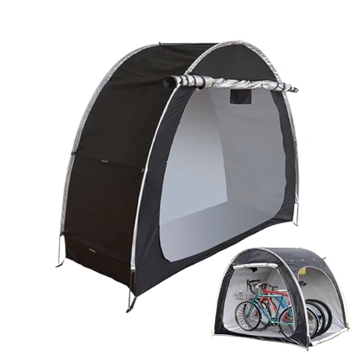 Abri De Rangement Extérieur Pour Vélos – Tente De Rangement Pour Vélos Imperméable Et Résistante Aux UV, 200x80x165 Cm, Tissu Oxford 210D(L)