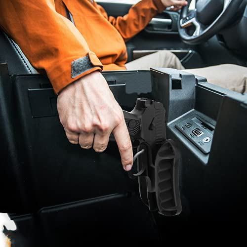 Tfnuo 2-Pack Gun Magnet Mount & Holster For Vehicle And Home | Magnetic Handgun Mount, Fast Draw Loaded Holster, Concealed Holder Gun Accessories For Handgun, Pistol, Truck, Car, Wall. #TOP6