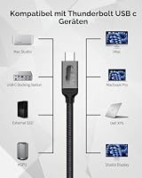 Silkland 20Gbps USB4 Kabel 5M für Thunderbolt 4, Datenkabel USBC auf USBC – Ansicht 8