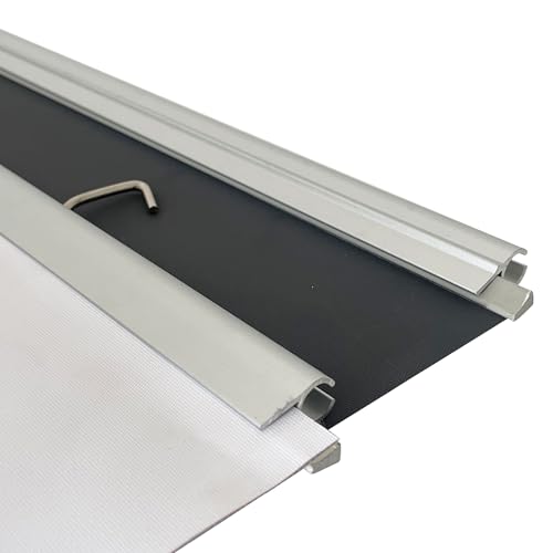 Image of Poster Banner Sign Holder, Slide Rail Hanger Bar Kit, Large (36 inch)