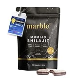 Marble® Mumijo Shilajit Kapseln Original aus dem Himalaya – mit MCT Öl...