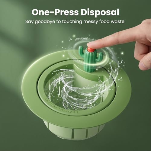 Colador para fregadero de cocina con filtro auto-limpiante miniatura 3