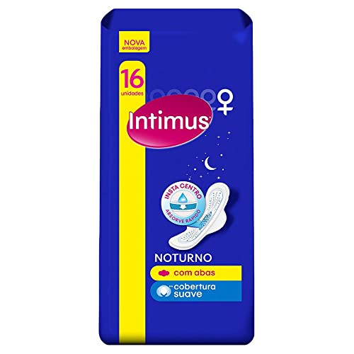 Absorvente Intimus Gel Noturno Suave C/Abas Absorvente Intimus Gel Noturno Suave C/Abas