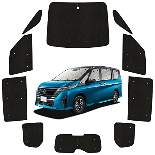 セレナ c27系趣味職人サンシェードフルセット セレナ C27系 の車中泊ならカーテンいらずクラフトサンシェード