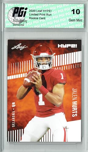 Jalen Hurts 2020 Leaf HYPE #28 Rookie Card