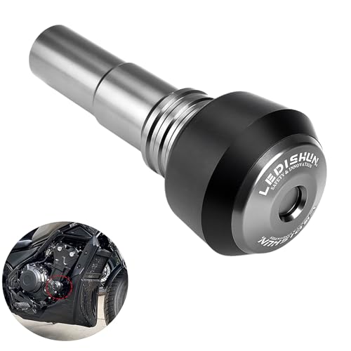 HRuizq Motorcycle Exhaust Sliders Guard Crash Engine Compatible with Honda CB350 RS,NT1100,Rebel 500,Rebel 300,Rebel 250,CB1000R,X-ADV 750,NC700,NC750 (Gray)