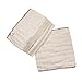 OsoCozy - Bamboo Organic Prefolds (6 Pack) - Ultra Soft, Bamboo Cotton Blend Baby Diapers - Eco-Friendly - Diaper Service Quality (DSQ) (7-15 lb.) (Infant Short 4x8x4)
