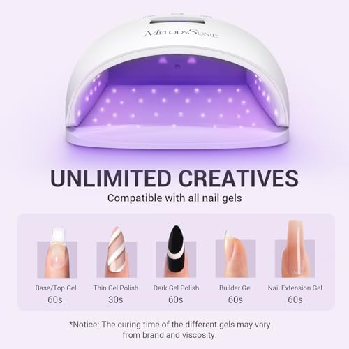MelodySusie Plus30T UV Nail Lamp: 54W Professional LED Nail Dryer with Smart Features for Gel Nails