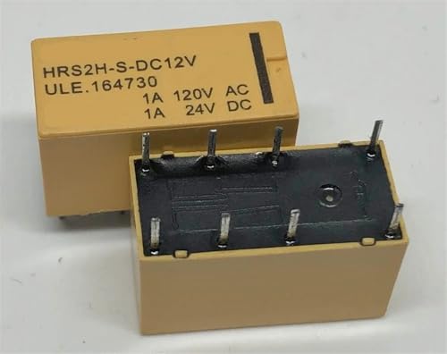 Relé 8 pines HRS2H-S-DC12V de conmutación electrónica segura para placas de circuito