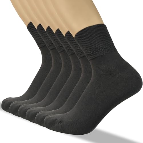 HENNY RUE Cotton Reinforced Socks for Men & Women - Comfortable, Breathable, Soft, Durable & Stretchable