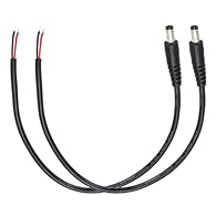 The DC power pigtail cable is designed for DC cable repair and cable replacement. DC power pigtail barrel plug connector cable has a DC connector on one end and a bare wire open end on the other. The open cable end allows it to adapt to a variety of ...