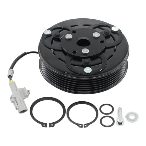 ApplianPar A/C Compressor Clutch Assembly with Plate Pulley Bearing Coil Kit for Subaru Forester 2014-2018