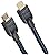Amazon Basics HDMI Cable 15ft, 4K HDMI 2.0 Cord (18Gbps), Nylon-Braided, 4K@60Hz, 2160p, 48 bit, Compatible with TV/PS5/Xbox/Roku, Black & Blue