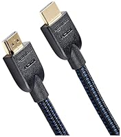 Amazon Basics High-Speed HDMI Cable (18Gbps, 4K/60Hz) - 15 Feet, Nylon-Braided for Television