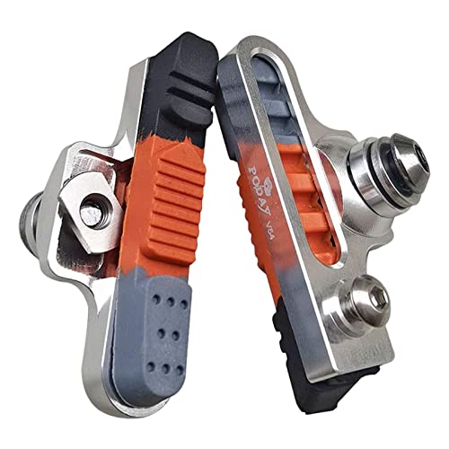 Yiju 55Mm Bike Brake Pads With C Caliper Adapter For Road Bikes 10Mm Extension Compact, Silver #TOP3