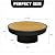 Panovue 32in Fire Pit Table with Lid,Heavy Duty and Deep Fire Bowl,Outdoor Wood Burning BBQ Grill Firepit Bowl with Cover Lid, Fire Pit for Outside Table for Backyard Bonfire Patio Picnic