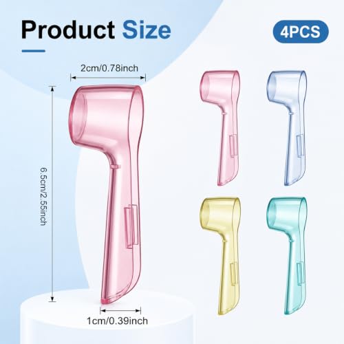 Image of HANNEA 4PCS Toothbrush Covers for iO Replacement Electric Heads