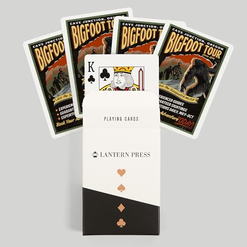 Lantern Press Cave Junction, Oregon, Baraja de 52 cartas póker miniatura 6
