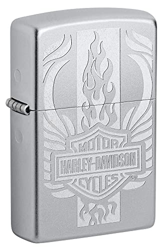 Personalized Zippo Harley-Davidson Street Chrome Wind Proof Oil Lighter Free Engraving. (49660) #TOP5