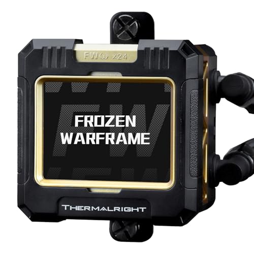 Refrigeración líquida todo en uno Thermalright Frozen Warframe 420 ARGB Black 12cm 5