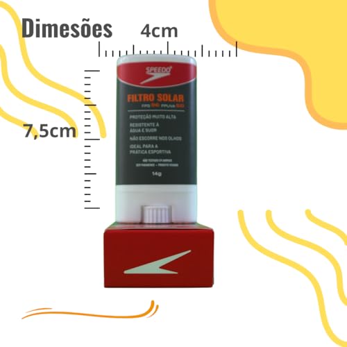Protetor Solar Facial FPS96 e FPUVA60 Speedo 14g