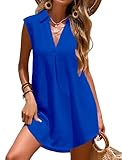 Halife Plus Size Cover Ups for Swimwear Women Sexy V Neck Sleeveless Flowy Beach Coverup Swimwear Maternity...