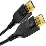 deleyCON 2m DisplayPort Kabel 1.4 - von 60hz bis 240hz - 1080P 4K 8K UHD - HBR3 HDR 10 DSC 32,4 Gbit/s