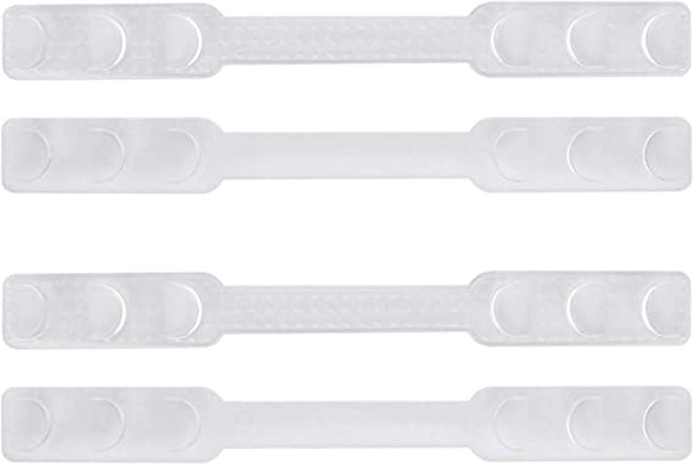 Beibi 4Pcs Mask Extension Strap, Colorful Ear Hook Mask Extender to Release Your Ear and Relieve Pain for Family Members