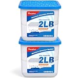 2 LB Vacplus Moisture Absorber, Strong Absorption, Fragrance Free, 2 Pack