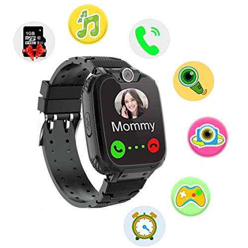 OUTAD Kids Smart Watch Phone for 3-12 Years Old Boys Girls Toddlers, Smart Watches for Children with Calling, SOS, SD Card, Fun Games, Camera, Timer, Alarm, Child Birthday Gifts Educational Toys