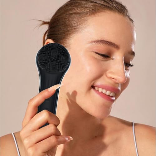 Épurateur électrique visage en silicone rechargeable étanche