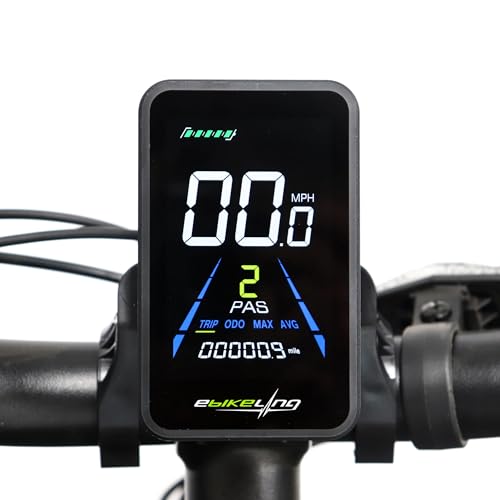 EBIKELING 24V/36V/48V/52V Ebike NC81 Waterproof Color Display Speedometer Control Panel